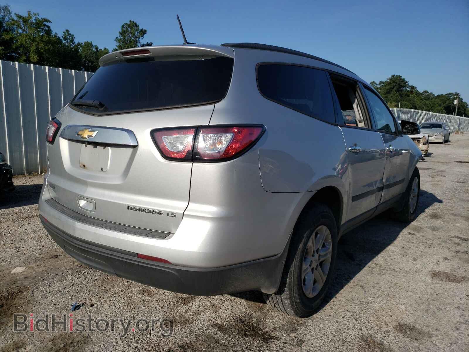 2016 CHEVROLET TRAVERSE - VIN: 1GNKRFKD2GJ162323 - Фото 4