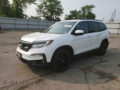 2021 Honda PILOT Pilot Blac, белый — VIN 5FNYF6H76MB056022, Copart