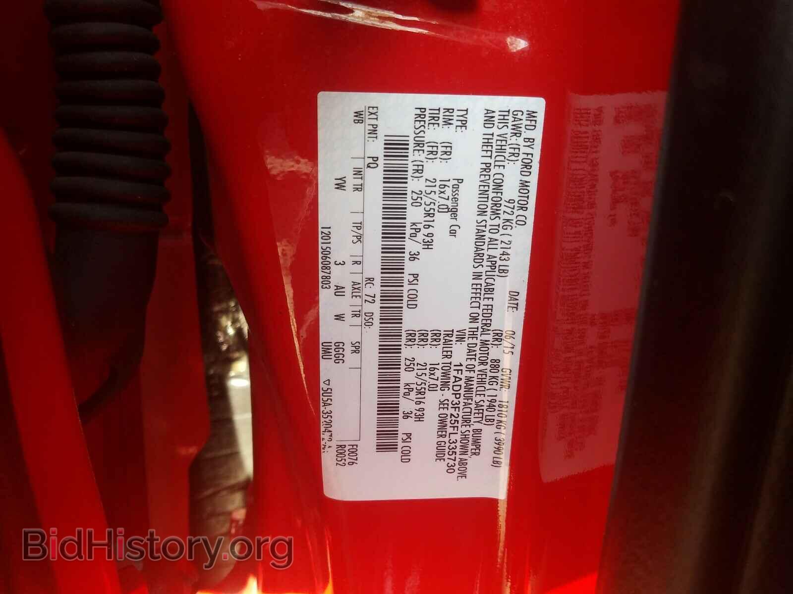 2015 FORD FOCUS - VIN: 1FADP3F25FL335730 - Photo 10
