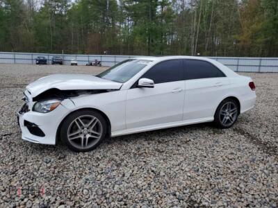 2014 Mercedes-Benz E-CLASS 350 4MATIC, белый — VIN WDDHF8JBXEB046906, Copart