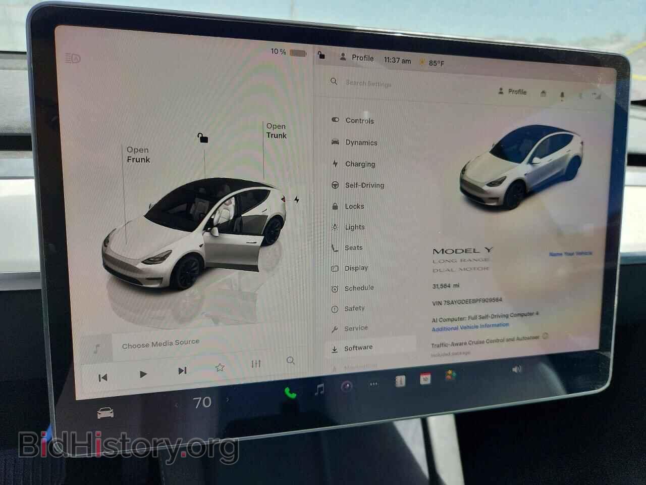 2023 TESLA MODEL Y - VIN: 7SAYGDEE8PF909564 - Photo 9
