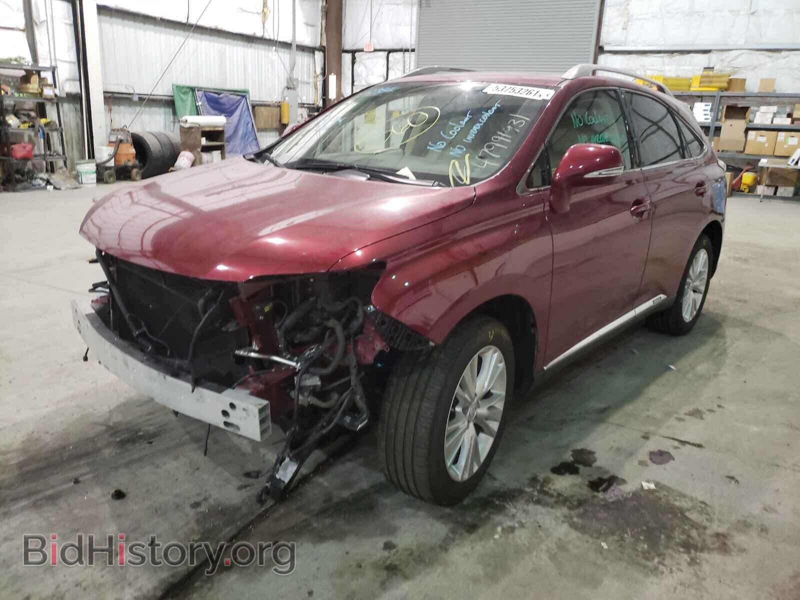 2011 LEXUS RX450 - VIN: JTJBC1BA5B2033771 - Фото 2