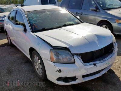 2012 Mitsubishi GALANT Galant FE, white — VIN 4A32B2FF3CE016742, Copart