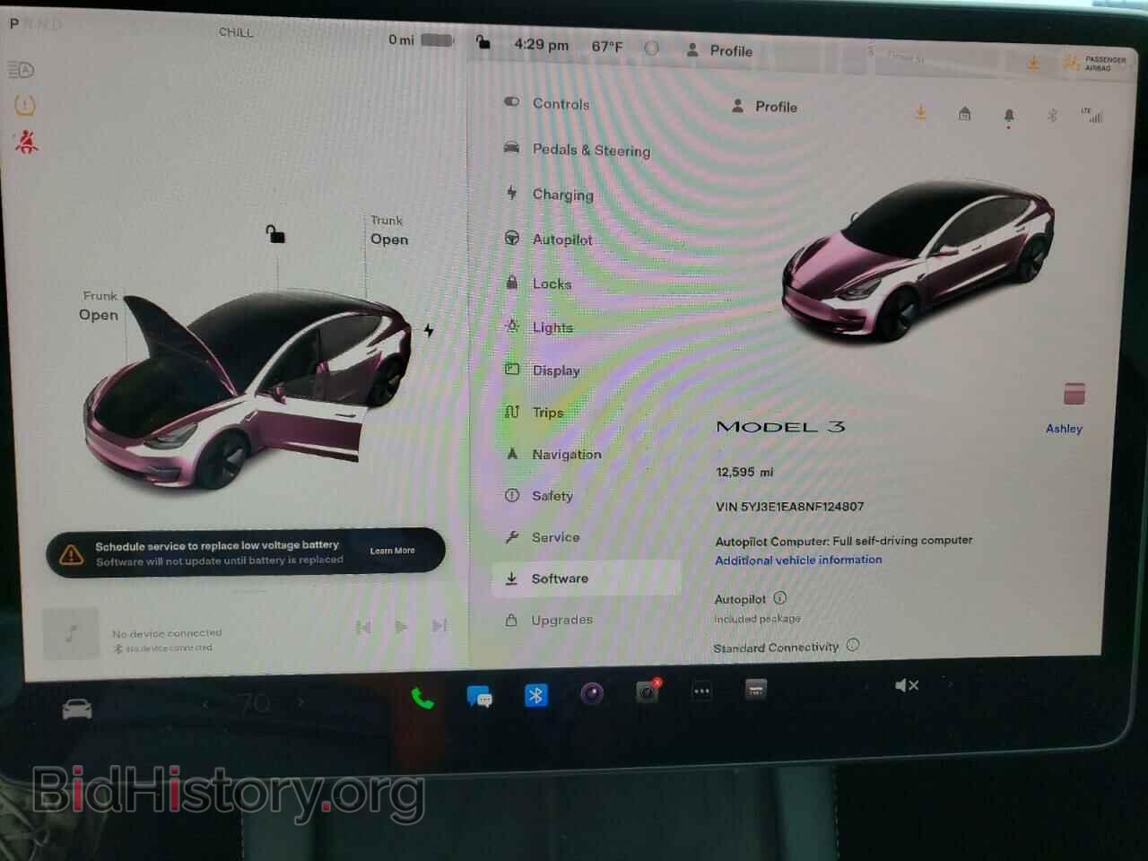 2022 TESLA MODEL 3 - VIN: 5YJ3E1EA8NF124807 - Фото 9