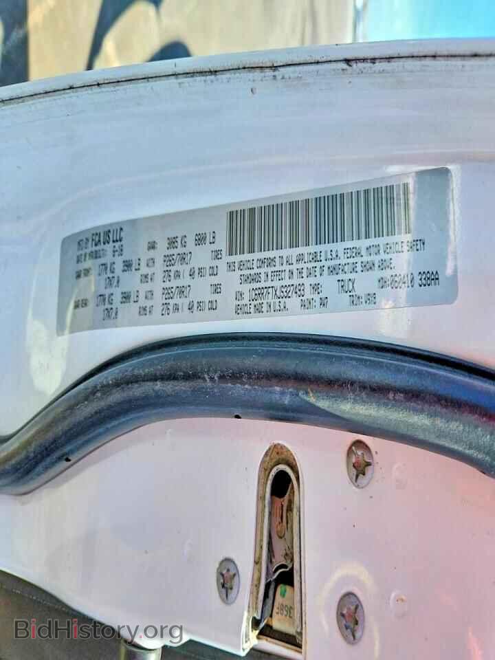 2018 RAM 1500 - VIN: 1C6RR7FTXJS327493 - Фото 12