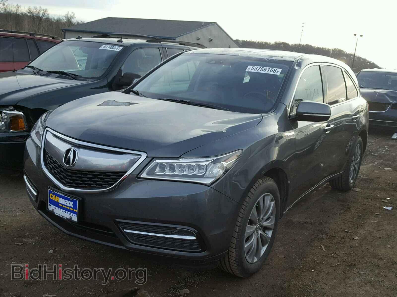 2015 ACURA MDX - VIN: 5FRYD4H42FB031622 - Фото 2