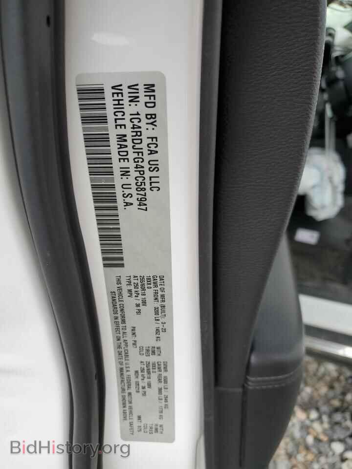 2023 DODGE DURANGO - VIN: 1C4RDJFG4PC587947 - Фото 13