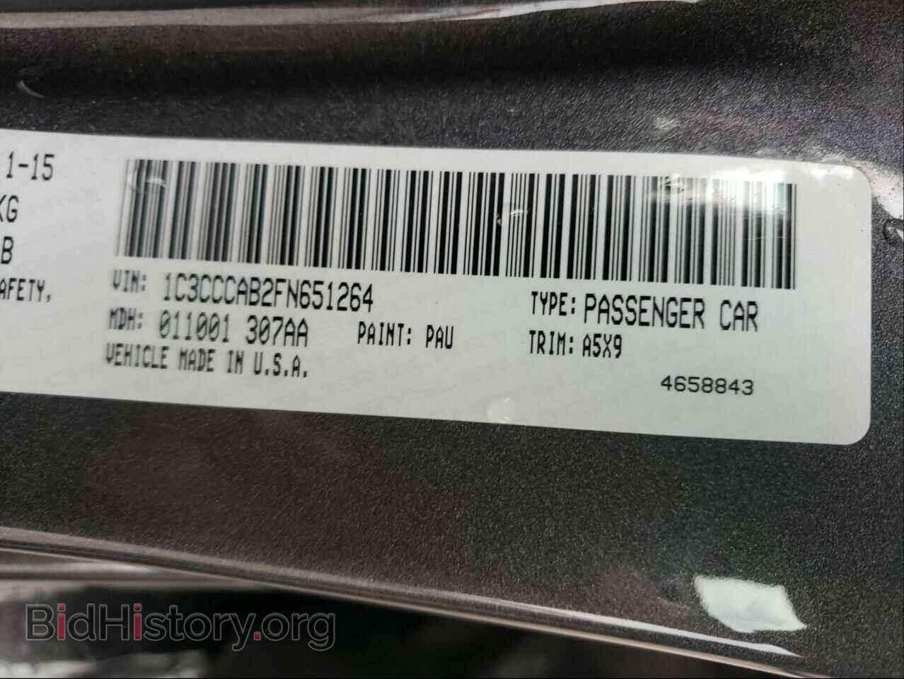 2015 CHRYSLER 200 - VIN: 1C3CCCAB2FN651264 - Photo 10