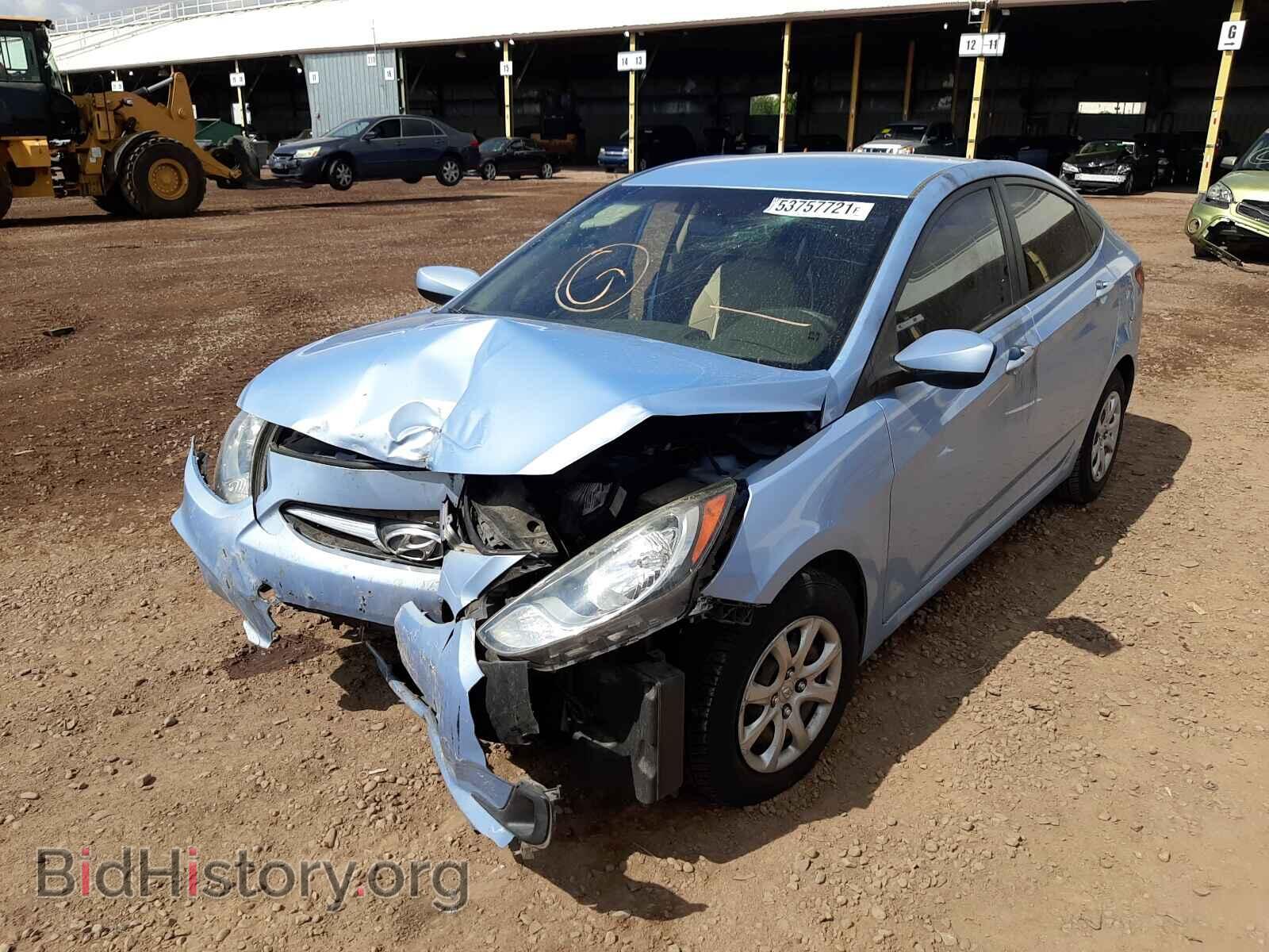 2013 HYUNDAI ACCENT - VIN: KMHCT4AE8DU553723 - Фото 2
