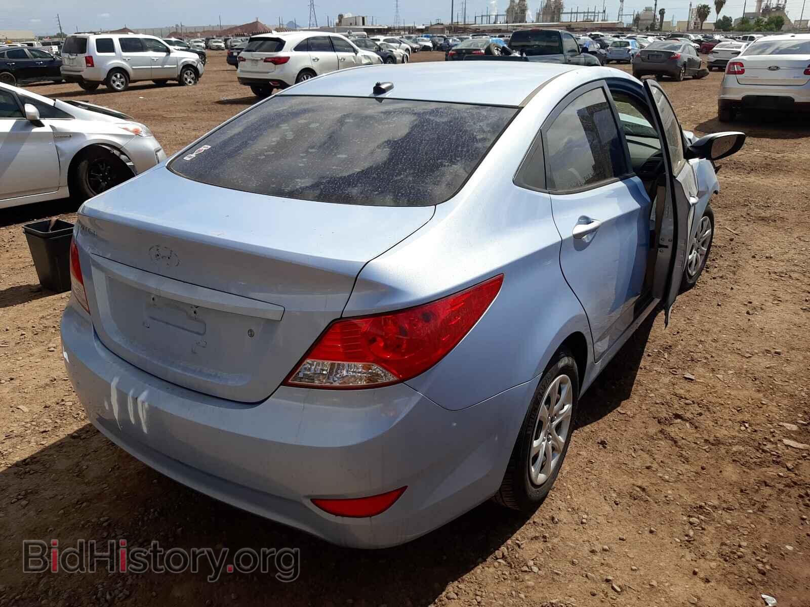2013 HYUNDAI ACCENT - VIN: KMHCT4AE8DU553723 - Фото 4