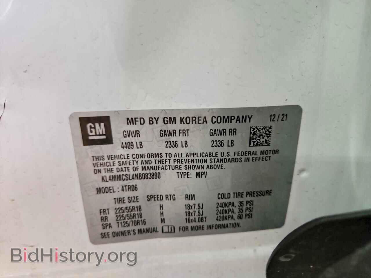 2022 BUICK ENCORE - VIN: KL4MMCSL4NB083890 - Photo 14