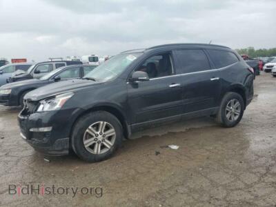 2015 Chevrolet TRAVERSE LT, black — VIN 1GNKRGKD8FJ242536, Copart