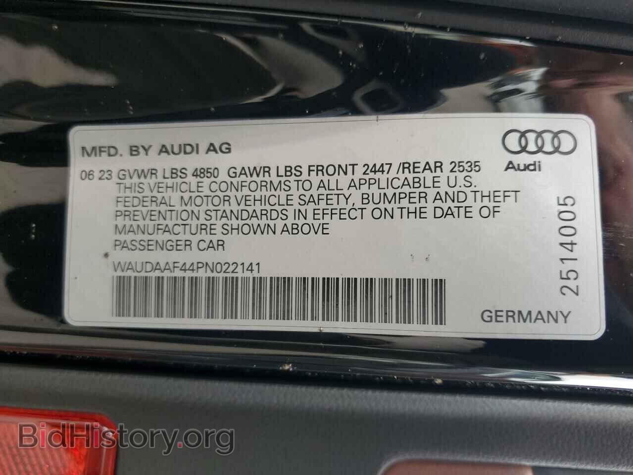 2023 AUDI A4 - VIN: WAUDAAF44PN022141 - Фото 13
