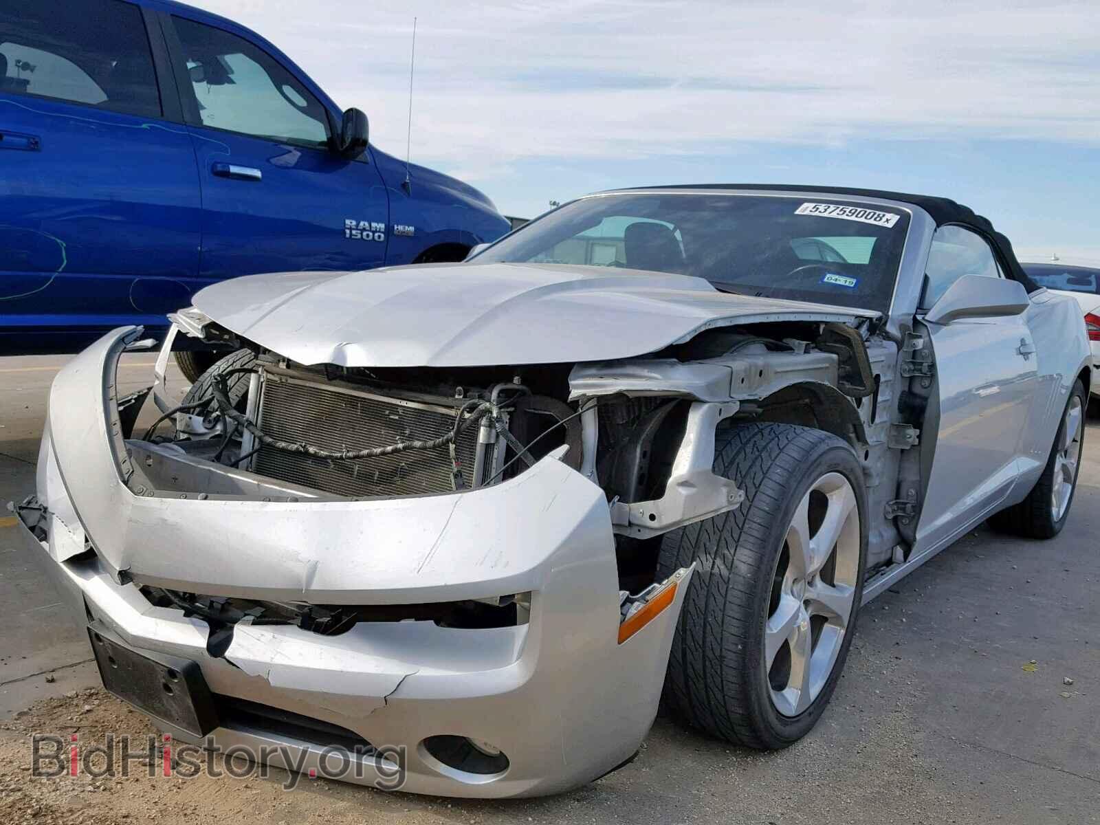 2013 CHEVROLET CAMARO - VIN: 2G1FC3D30D9234019 - Фото 2