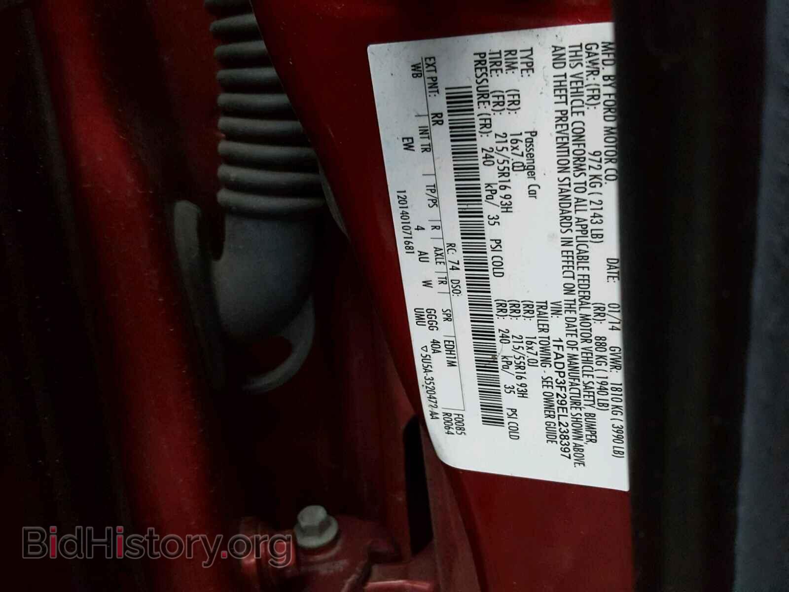 2014 FORD FOCUS - VIN: 1FADP3F29EL238397 - Photo 10
