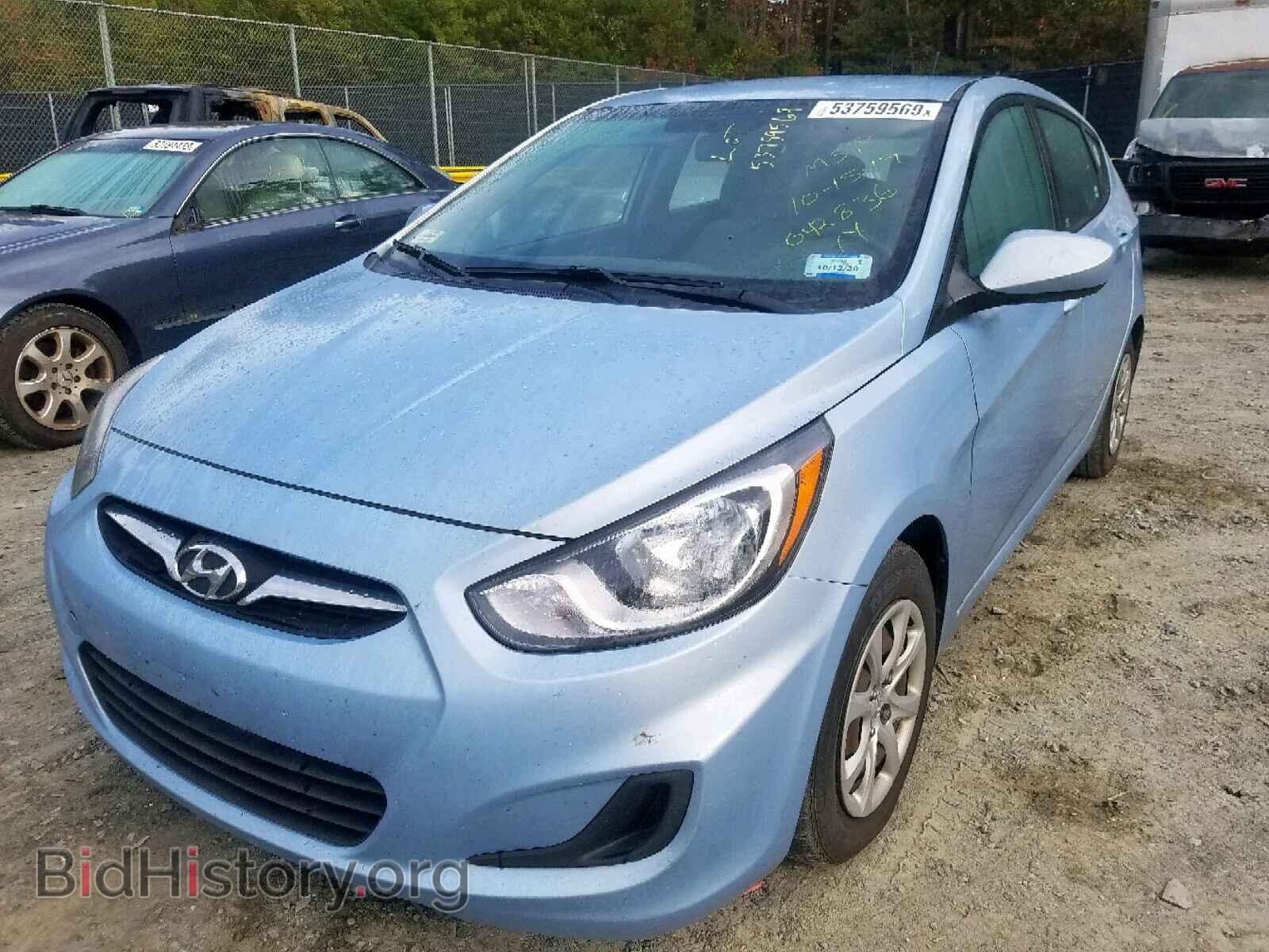 2012 HYUNDAI ACCENT - VIN: KMHCT5AE2CU042836 - Фото 2