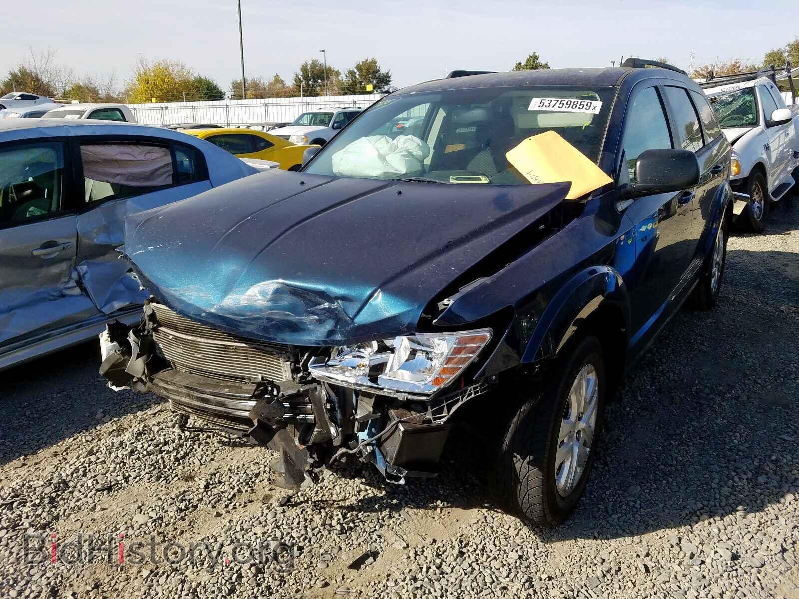 2014 DODGE JOURNEY - VIN: 3C4PDCAB6ET277086 - Фото 2