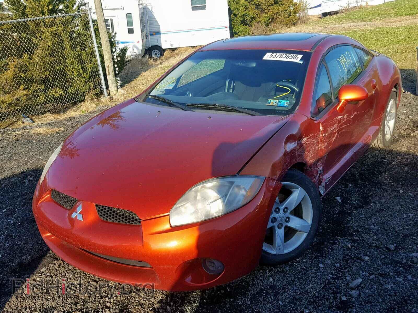 2007 MITSUBISHI ECLIPSE - VIN: 4A3AK24F77E009927 - Photo 2