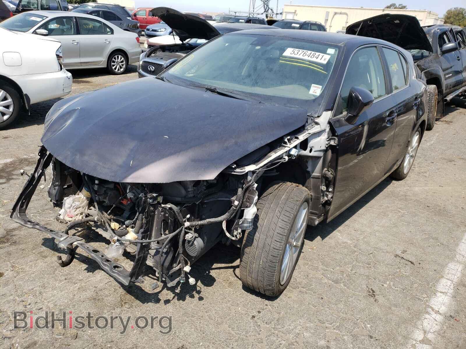 2012 LEXUS CT 200 - VIN: JTHKD5BH4C2114393 - Фото 2