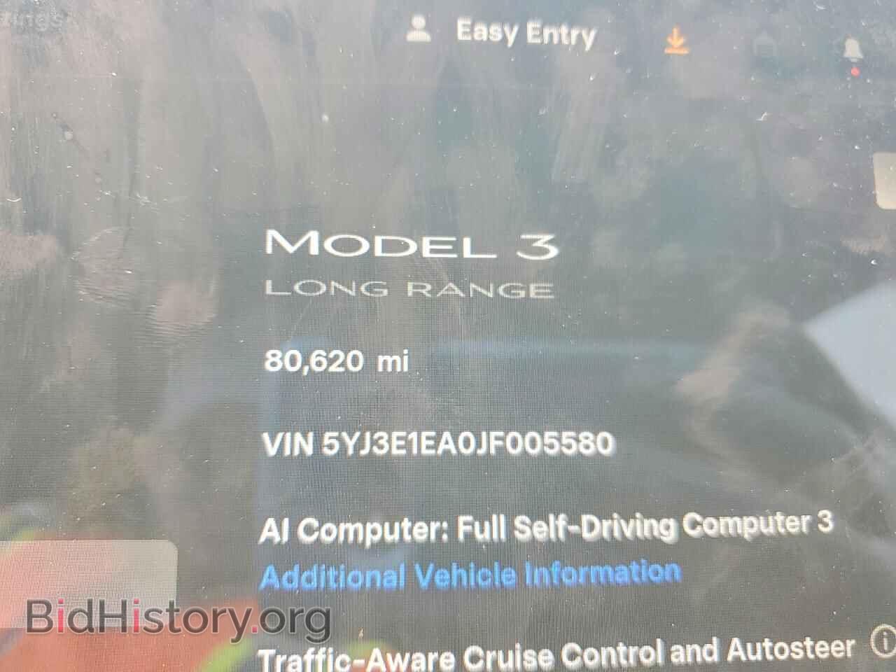 2018 TESLA MODEL 3 - VIN: 5YJ3E1EA0JF005580 - Фото 9