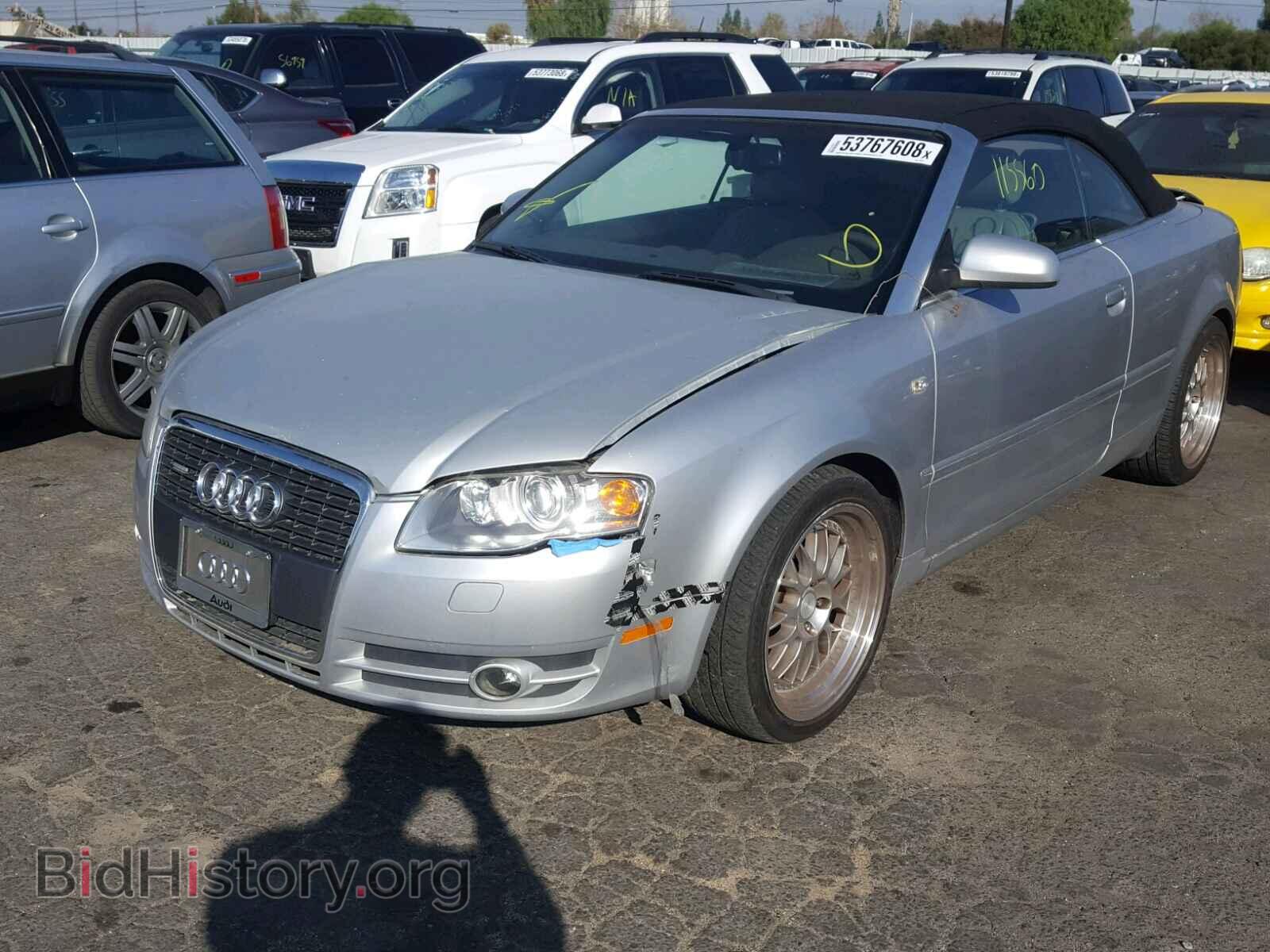 2007 AUDI A4 - VIN: WAUDH48H87K030127 - Фото 2