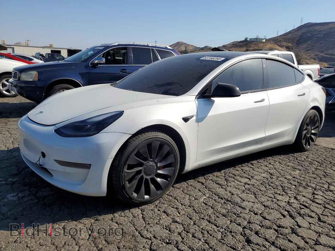 Photo 5YJ3E1EC8MF078766 - TESLA MODEL 3 2021