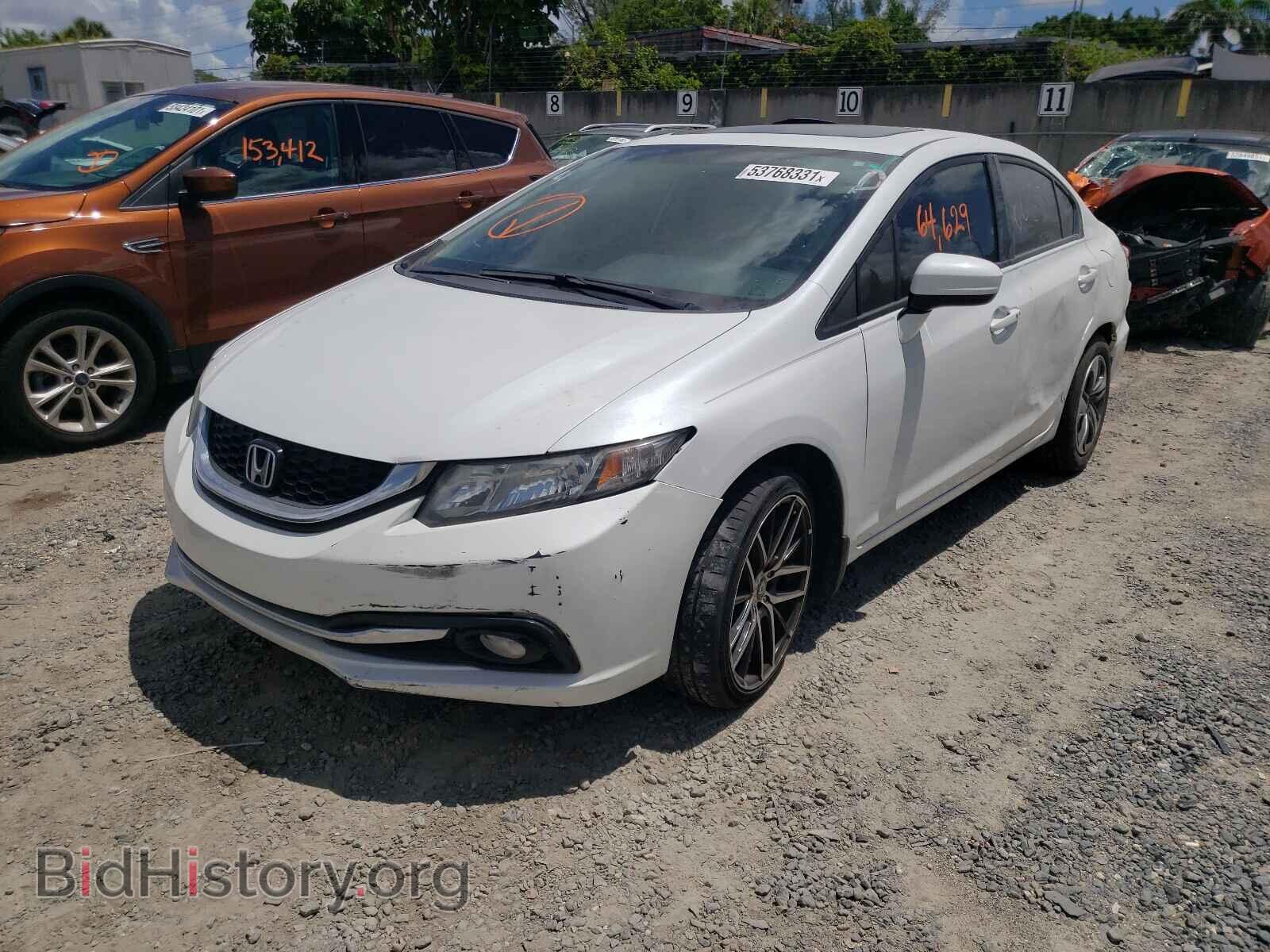 2014 HONDA CIVIC - VIN: 19XFB2F90FE007018 - Фото 2