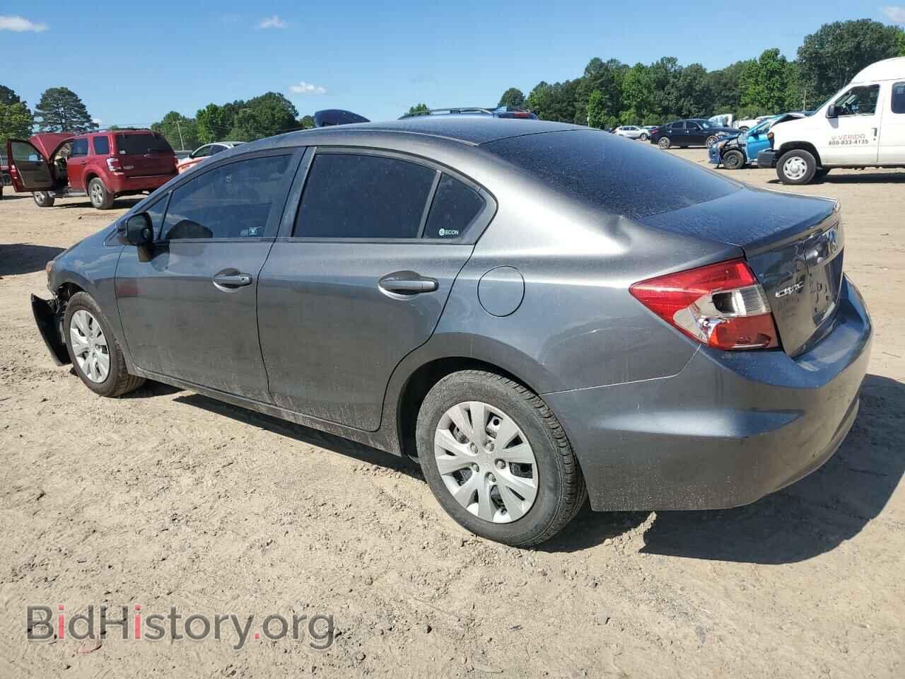 2012 HONDA CIVIC - VIN: 2HGFB2F54CH566828 - Фото 2