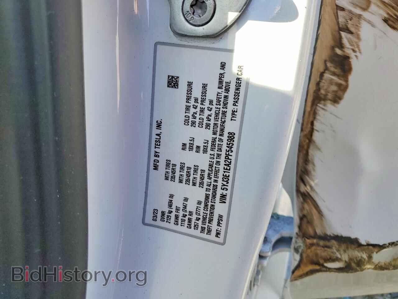 2023 TESLA MODEL 3 - VIN: 5YJ3E1EA2PF545988 - Photo 12
