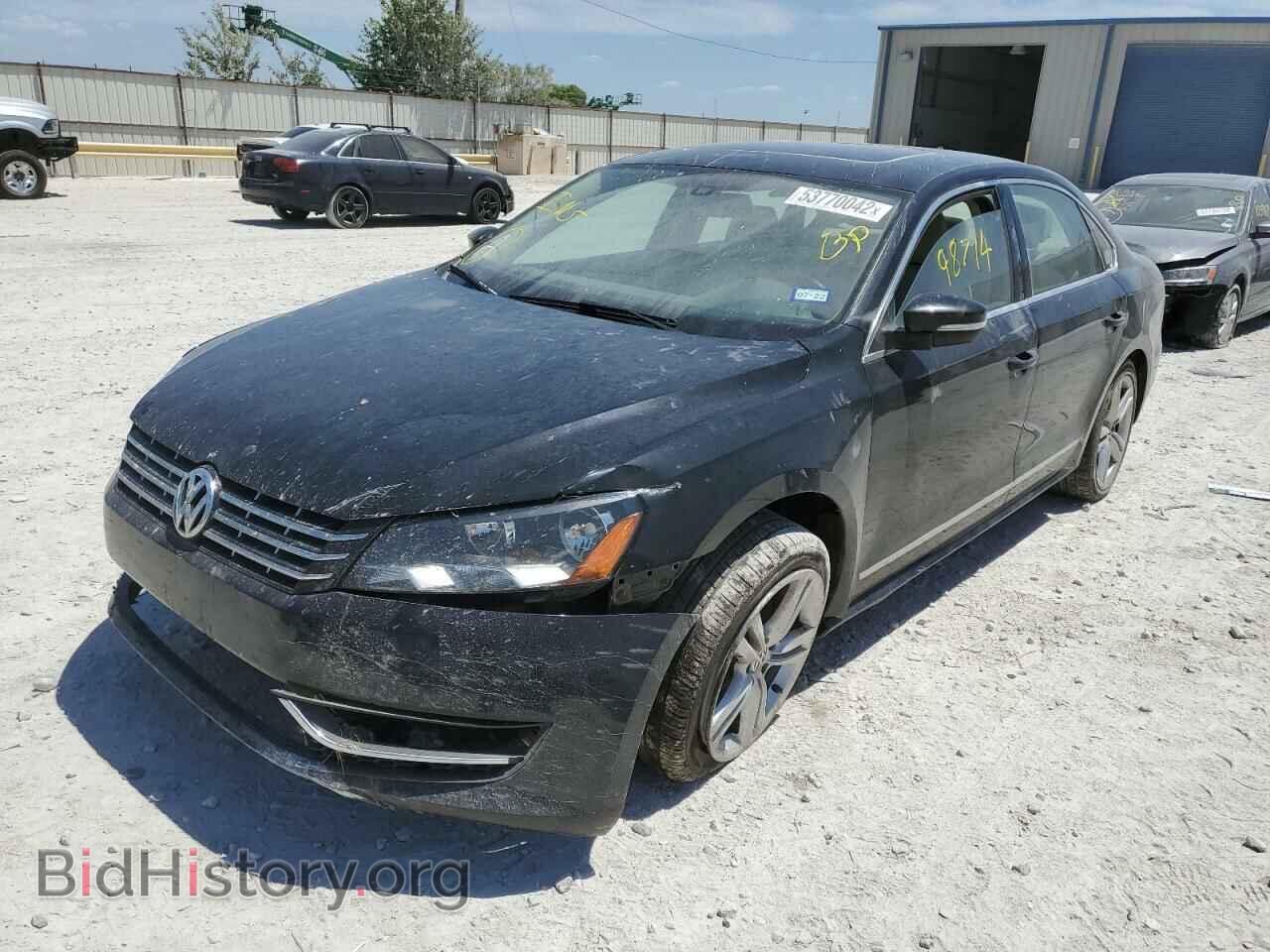 2014 VOLKSWAGEN PASSAT - VIN: 1VWCN7A30EC014144 - Фото 2