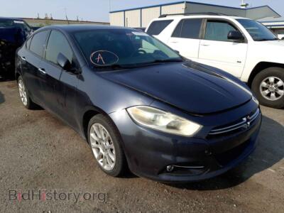 2014 Dodge DART Dart Limit, черный — VIN 1C3CDFCB4ED670253, Copart