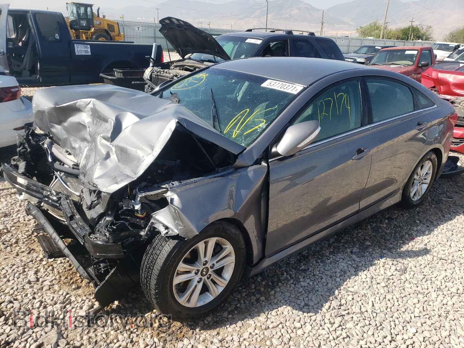 2014 HYUNDAI SONATA - VIN: 5NPEB4AC1EH856367 - Фото 2