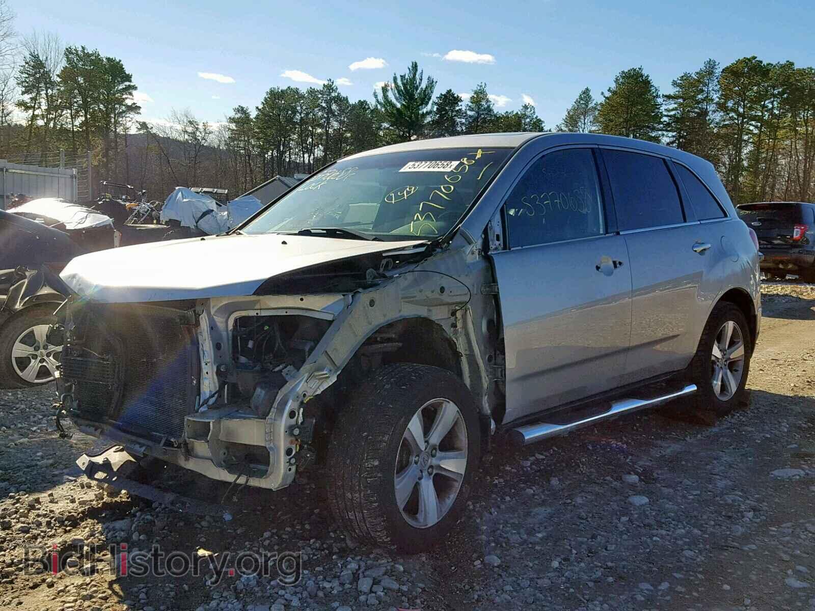 2011 ACURA MDX - VIN: 2HNYD2H21BH551202 - Фото 2