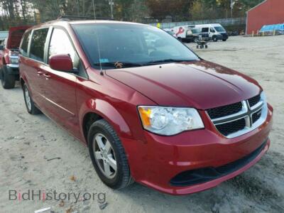 2011 Dodge CARAVAN GRAND CARA, красный — VIN 2D4RN3DG4BR668512, Copart