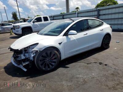 2021 Tesla MODEL 3, белый — VIN 5YJ3E1EC2MF026565, Copart