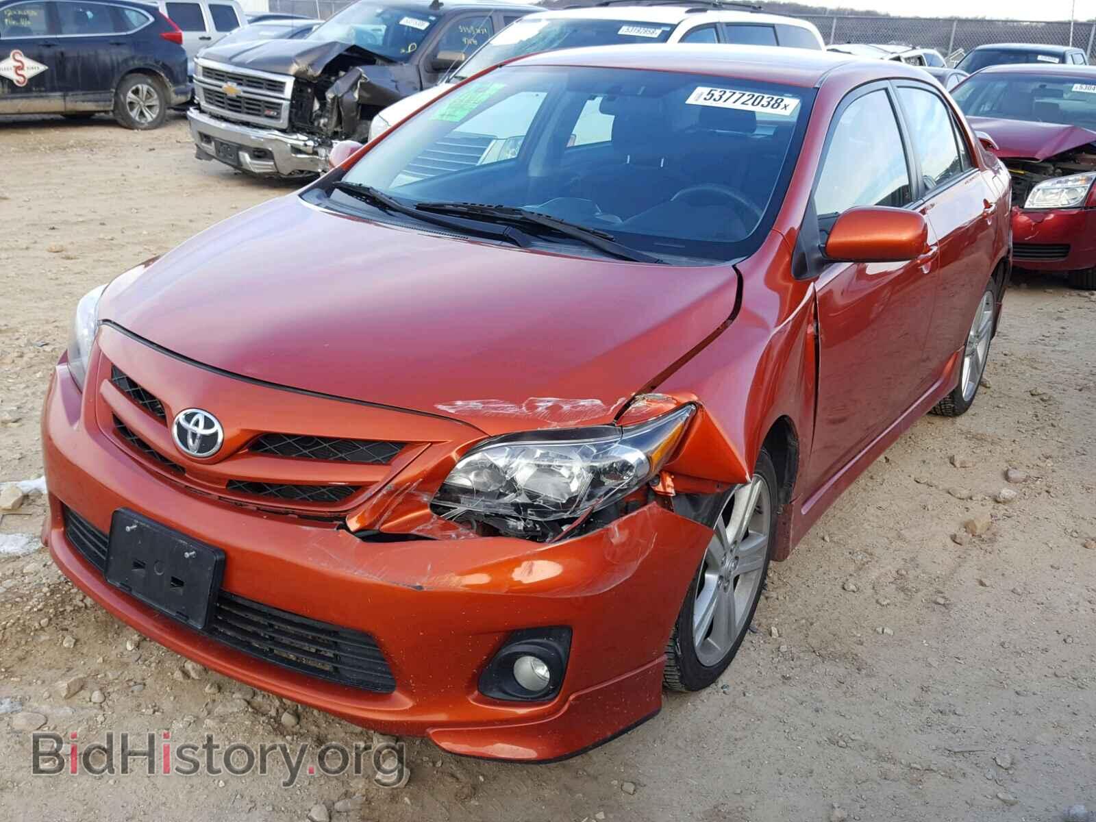 2013 TOYOTA COROLLA BA - VIN: 2T1BU4EEXDC099575 - Фото 2