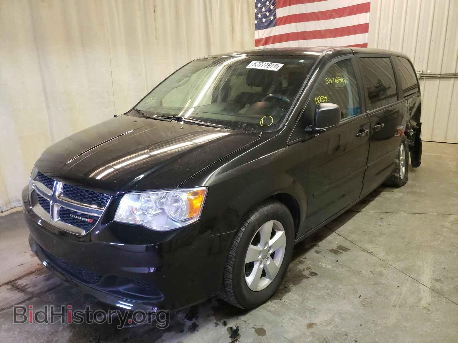 2013 DODGE CARAVAN - VIN: 2C4RDGBGXDR566516 - Фото 2