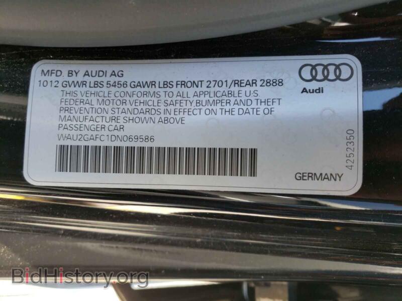 2013 Audi A7 (VIN WAU2GAFC1DN069586) — фото 10 из 10