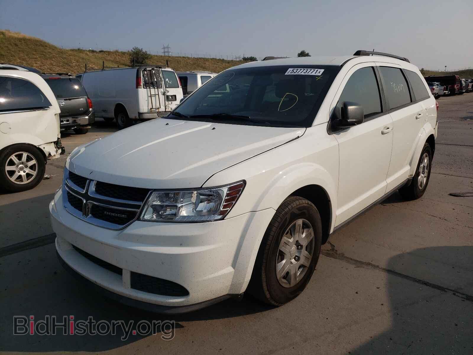 2012 DODGE JOURNEY - VIN: 3C4PDCAB1CT167866 - Фото 2