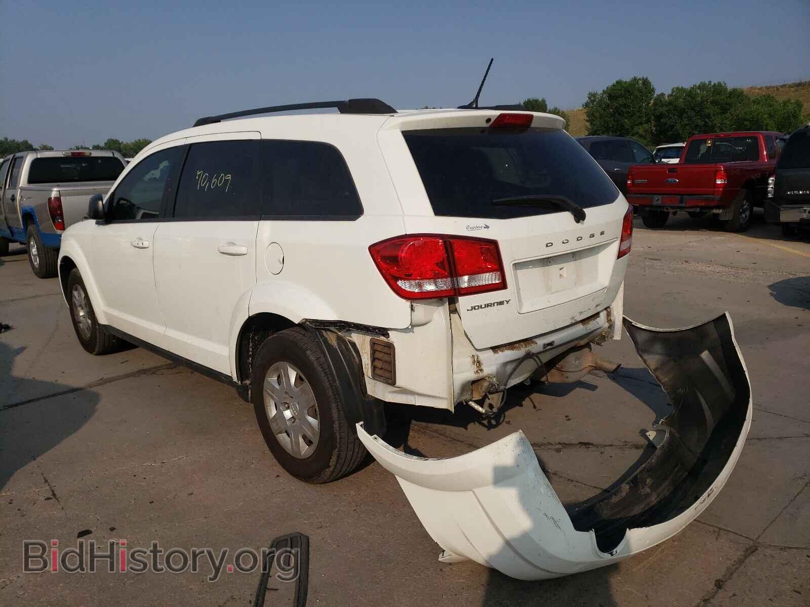2012 DODGE JOURNEY - VIN: 3C4PDCAB1CT167866 - Фото 3