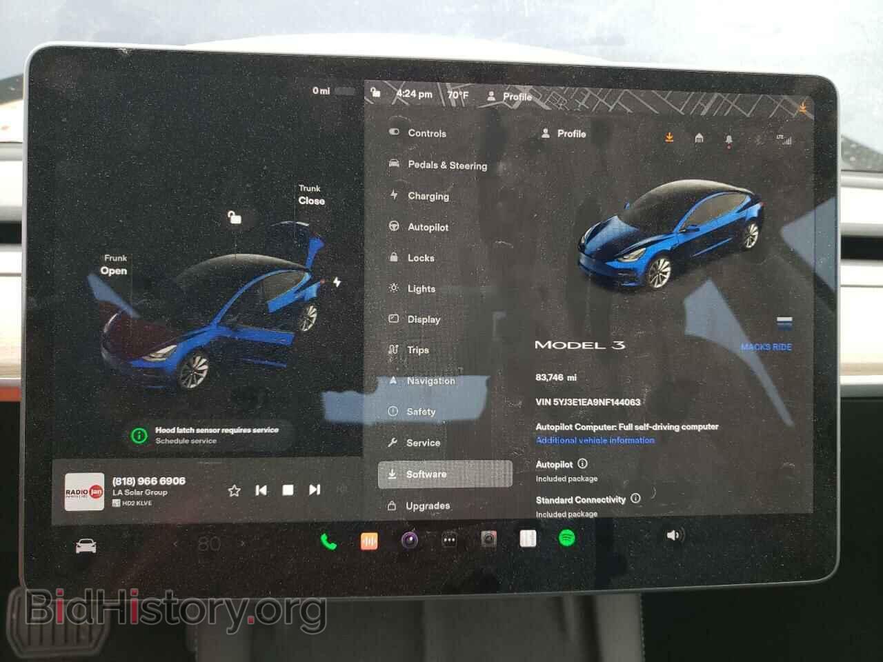 2022 TESLA MODEL 3 - VIN: 5YJ3E1EA9NF144063 - Photo 9