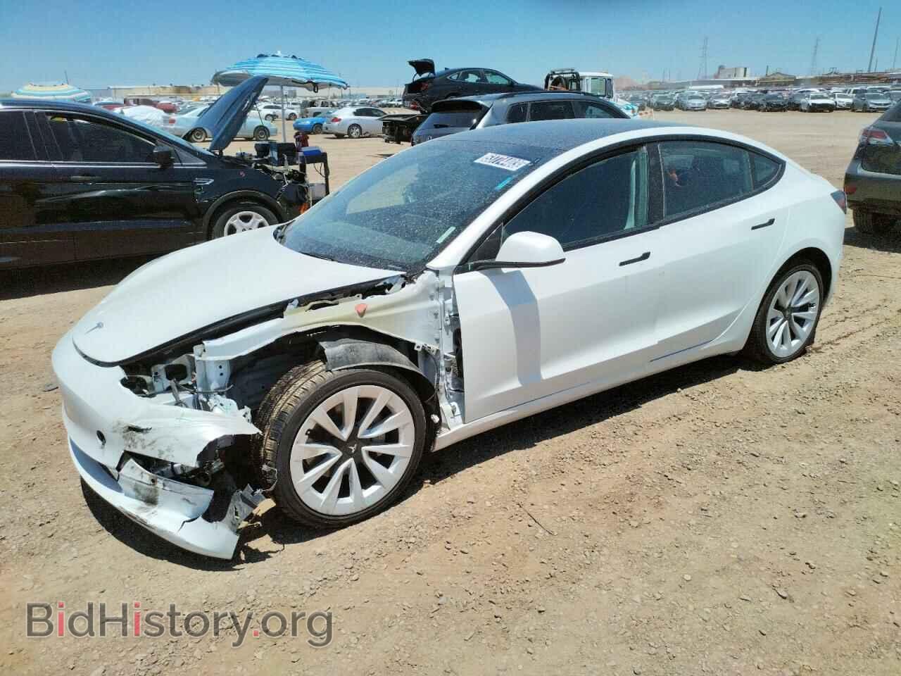 Photo 5YJ3E1EA0NF188081 - TESLA MODEL 3 2022
