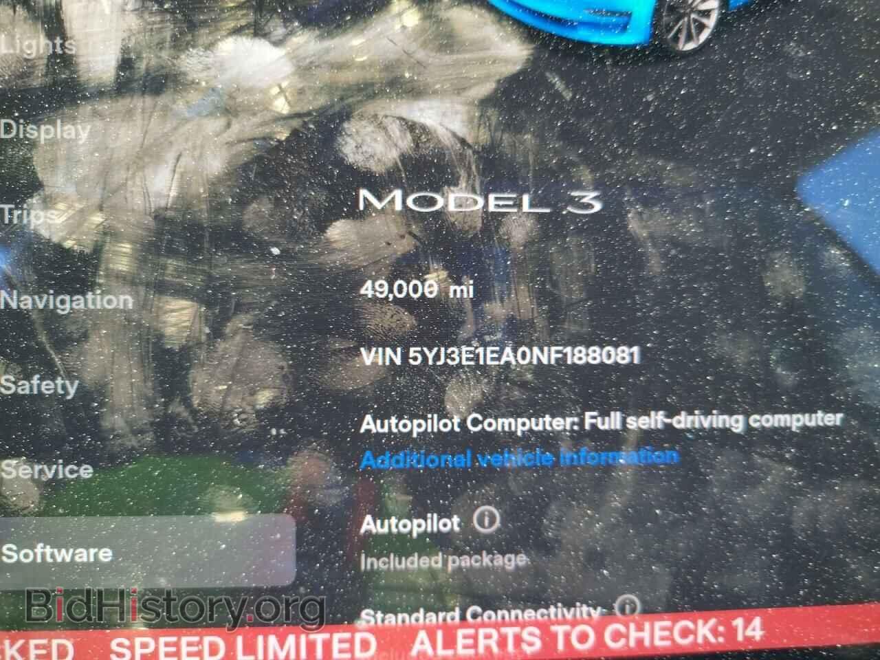 2022 TESLA MODEL 3 - VIN: 5YJ3E1EA0NF188081 - Photo 9