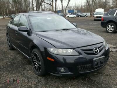2008 Mazda 6 6 S, черный — VIN 1YVHP81D085M15486, Copart