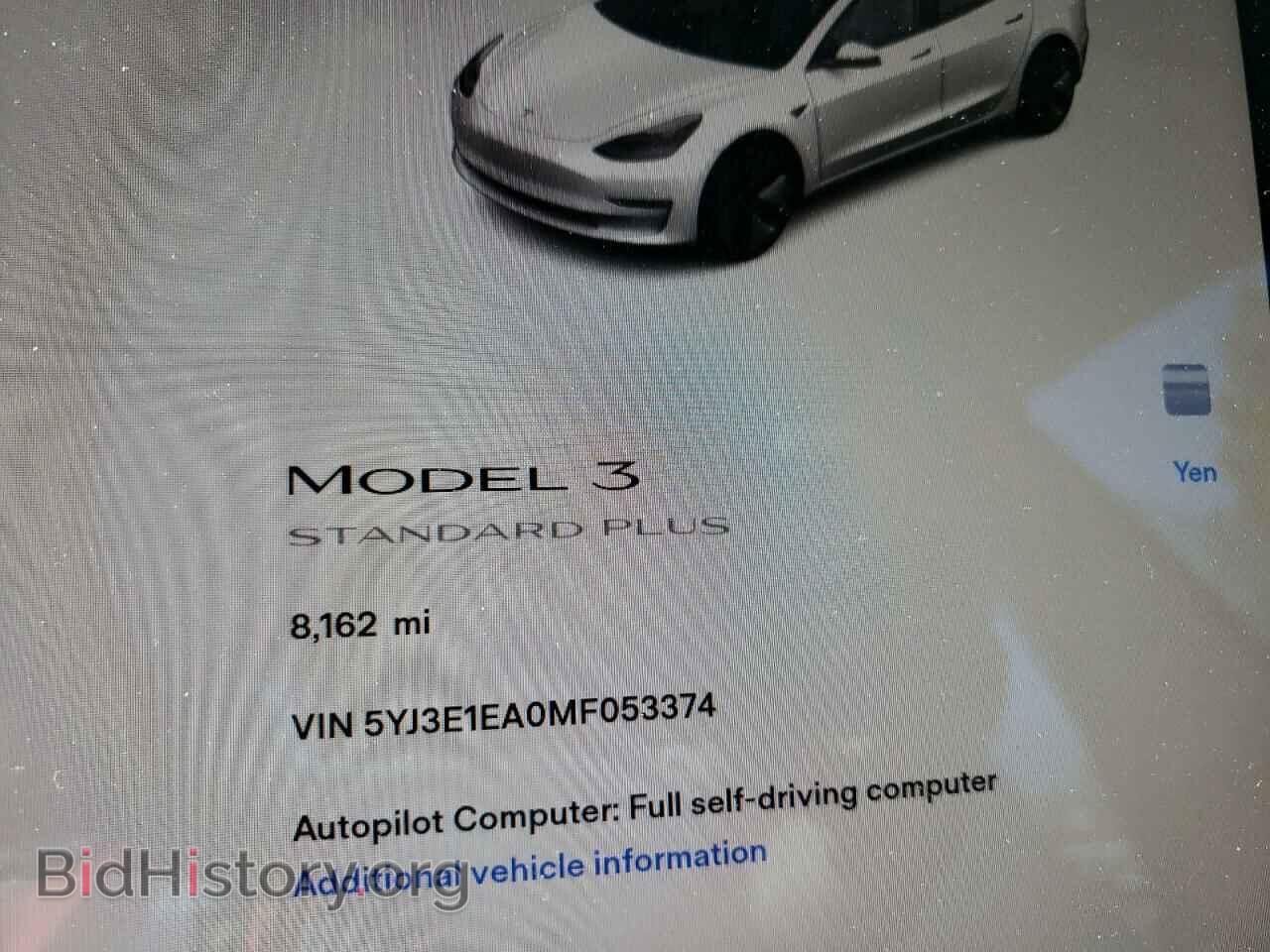 2021 TESLA MODEL 3 - VIN: 5YJ3E1EA0MF053374 - Photo 8