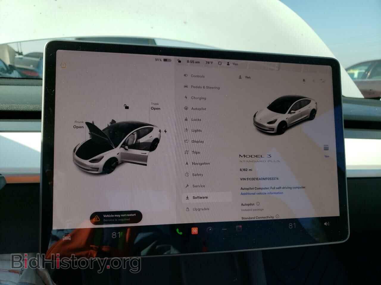 2021 TESLA MODEL 3 - VIN: 5YJ3E1EA0MF053374 - Photo 9