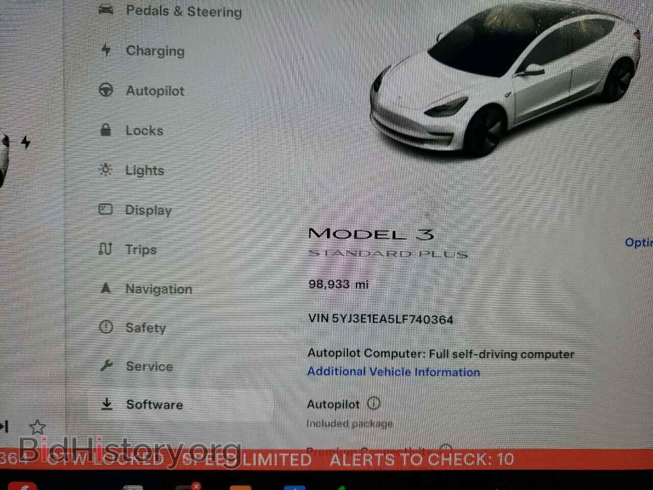 2020 TESLA MODEL 3 - VIN: 5YJ3E1EA5LF740364 - Фото 9