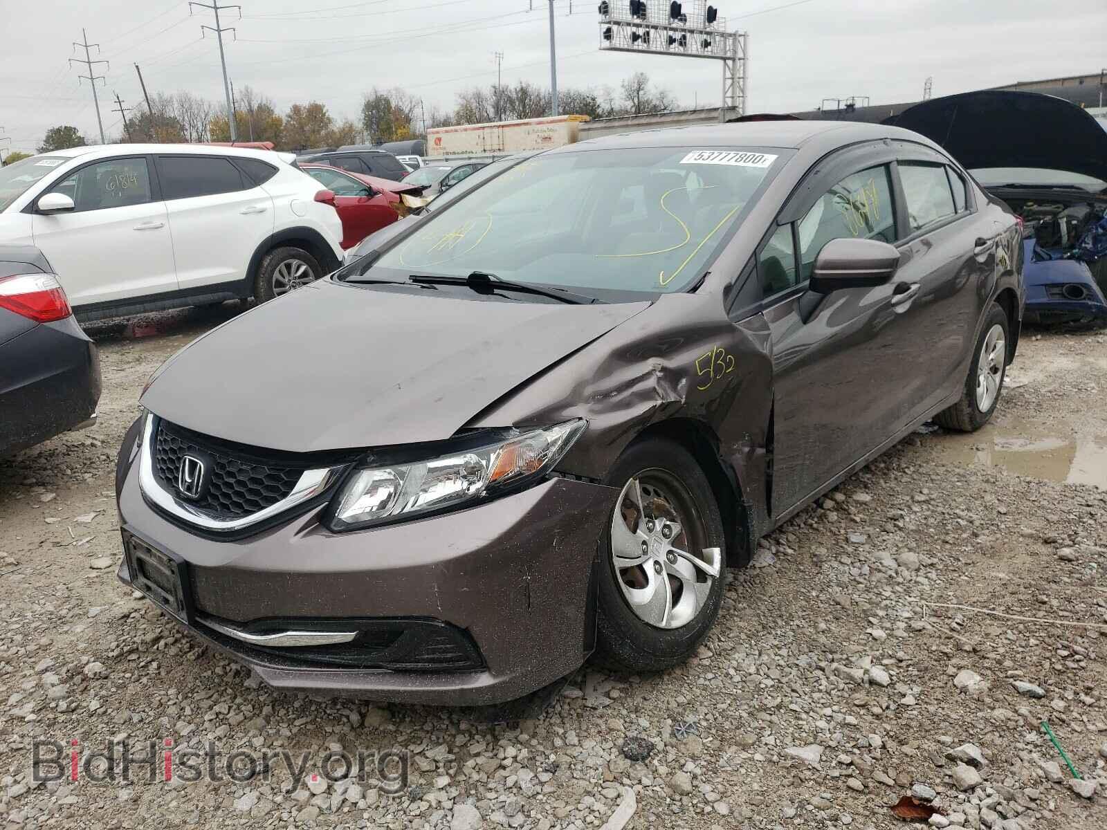2015 HONDA CIVIC - VIN: 19XFB2F52FE043130 - Фото 2