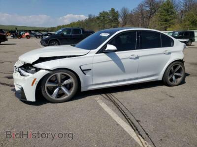 2018 BMW M3, white — VIN WBS8M9C5XJ5K99951, Copart
