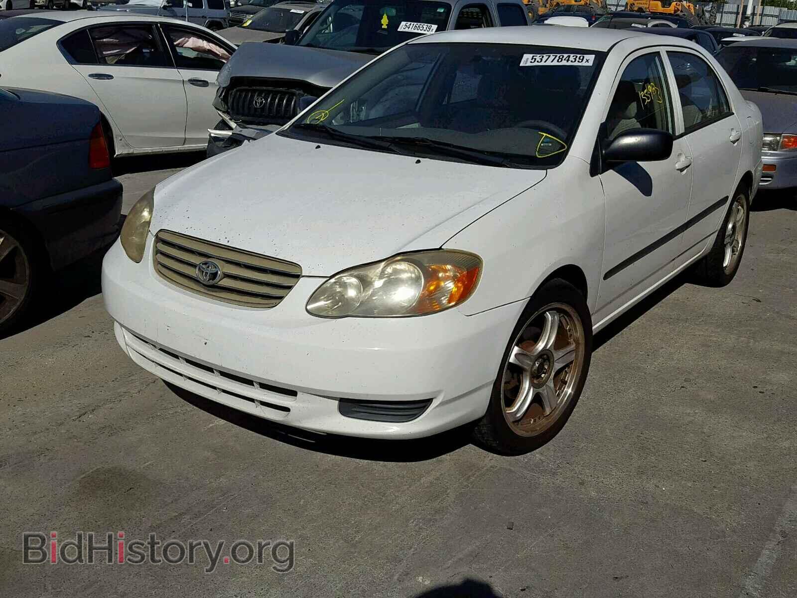 2003 TOYOTA COROLLA - VIN: 1NXBR32E23Z056703 - Фото 2